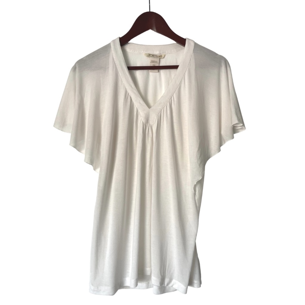 Joe's Butterfly Sleeve White Shirt - NWOT